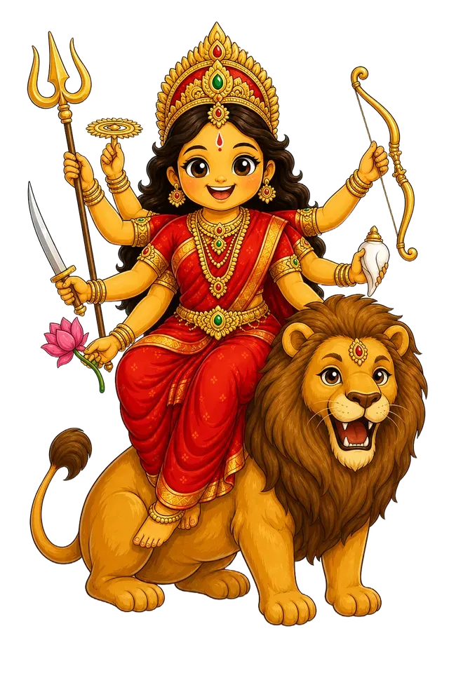 Durga cheering