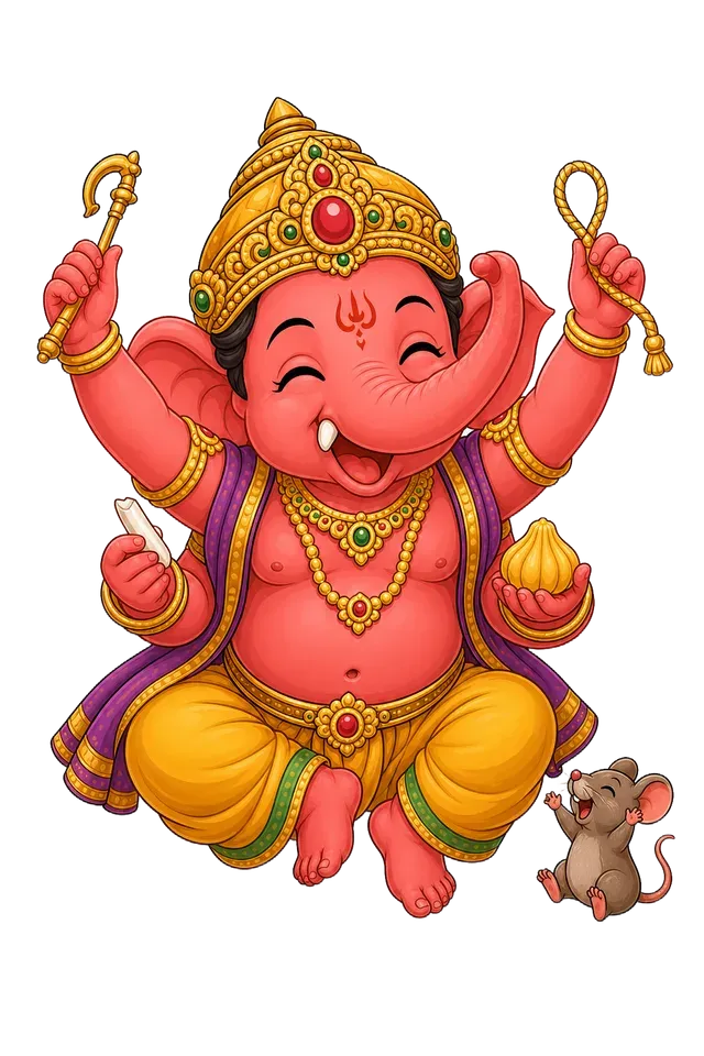 Ganesha cheering