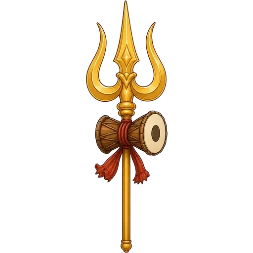 Shiva's trishula trident